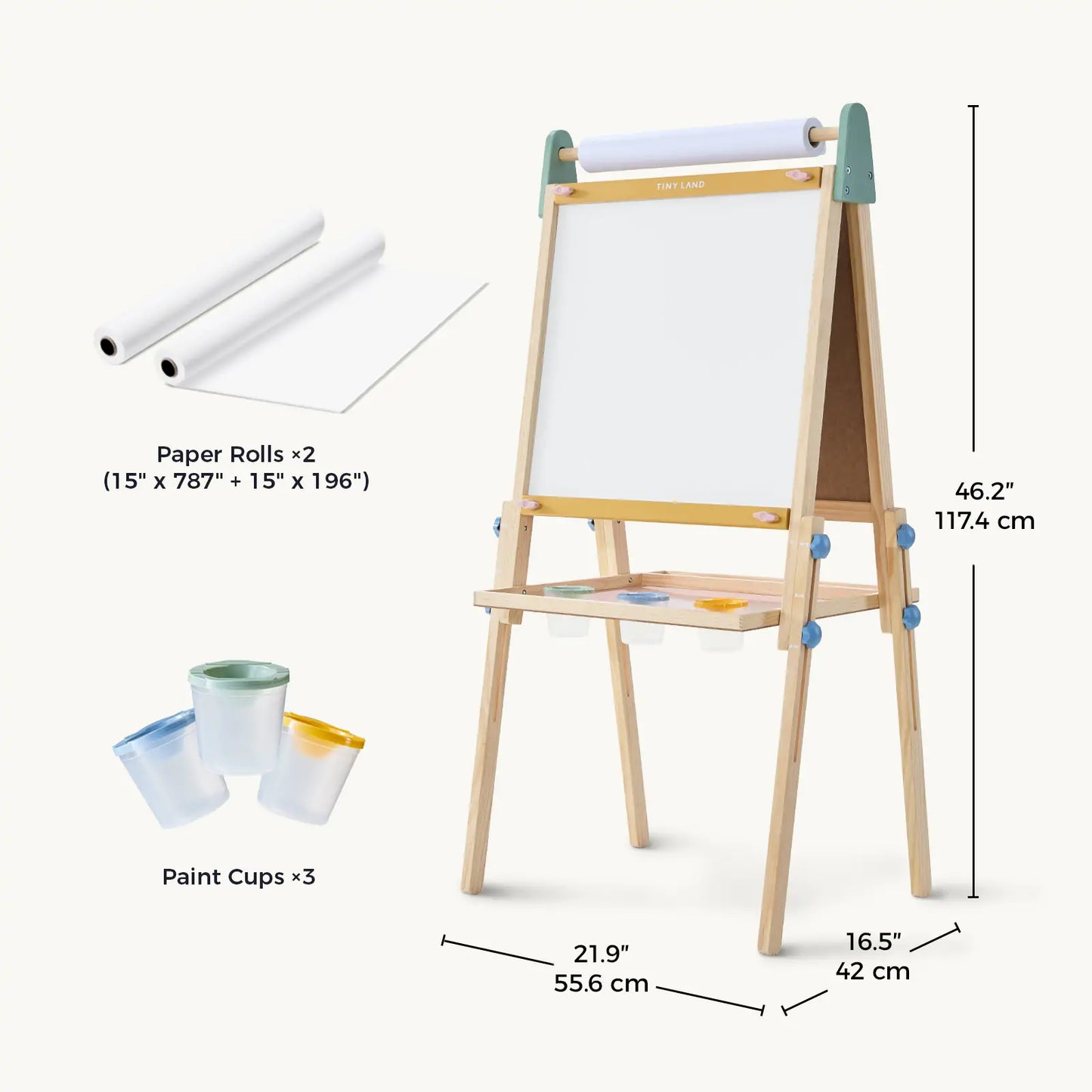 Tiny Land® 3-in-1 Art Easel for Kids