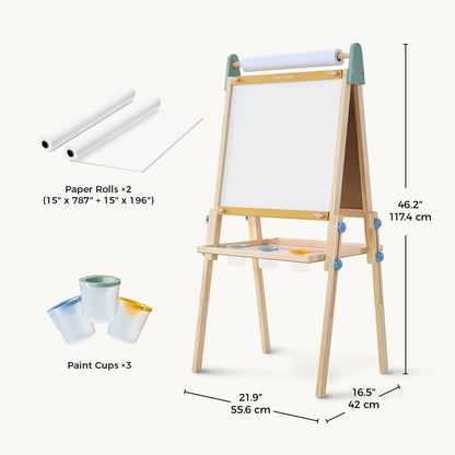 Tiny Land® 3-in-1 Art Easel for Kids
